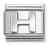 Nomination Element Litera "H" Silver