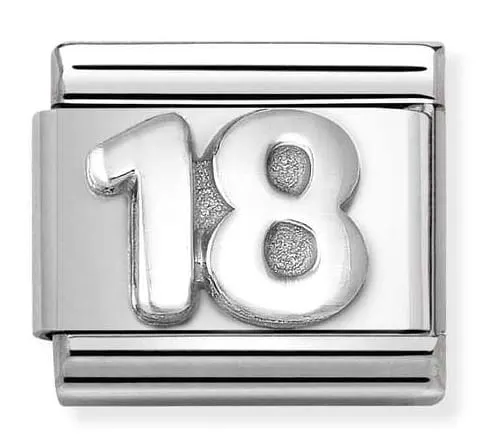 Nomination Element Liczba "18" Silver