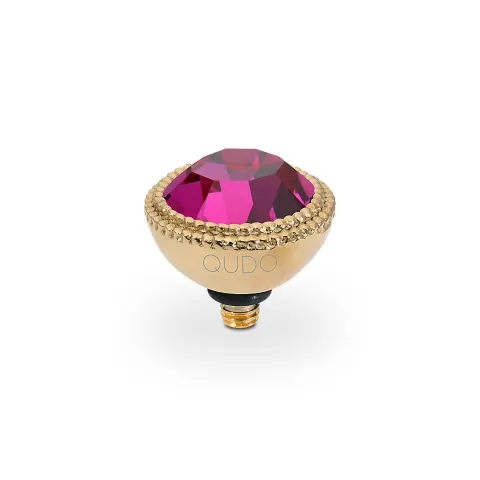 Oczko QUDO Fabero Fuchsia złote