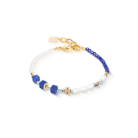 Bransoletka Coeur de Lion Princess Fusion Pearls lapis lazuli