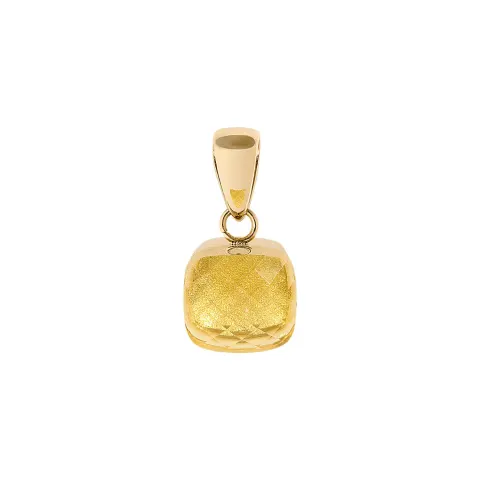 Zawieszka QUDO Firenze Citrine złota