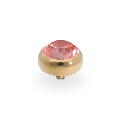 Oczko QUDO Sesto Crystal Maroon Ignite złote