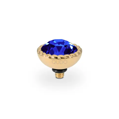 Oczko QUDO Bocconi ReCreated Dark Sapphire złote