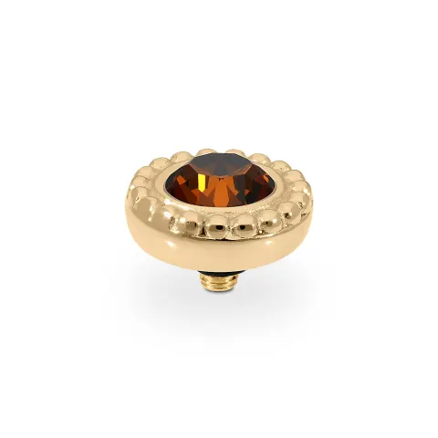 Oczko QUDO Ghiare Smoked Amber złote