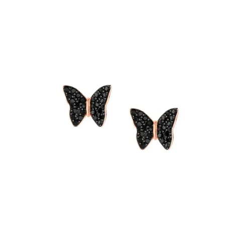 Kolczyki wkrętki Nomination Sweetrock motyl rosegold