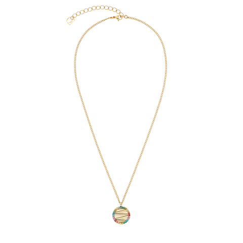 Naszyjnik Coeur de Lion Amulet Mini Waves złoty