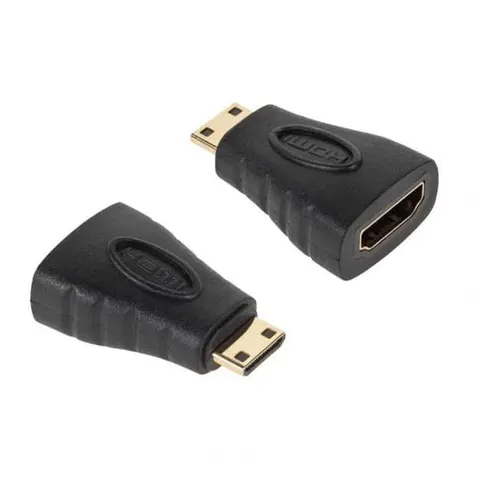 Złącze gniazdo HDMI - wtyk mini HDMI pozłacany ZLA0856