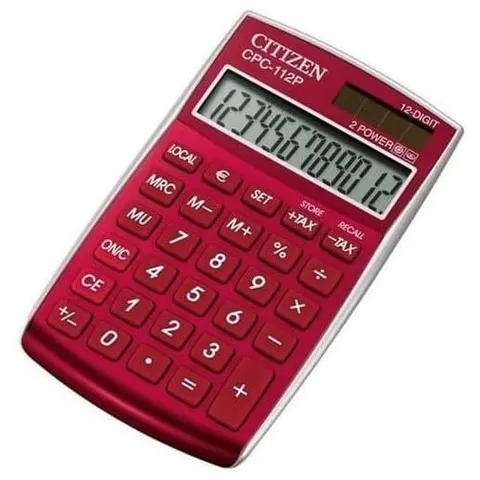 Kalkulator biurkowy Citizen CPC-112RD WB burgundy