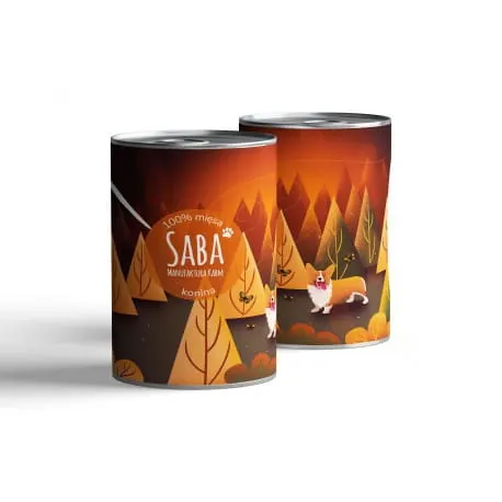 Mokra karma dla psa - konina (100%) SABA 850g