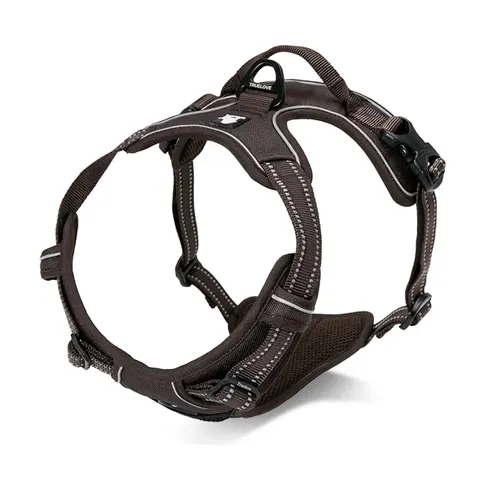 Szelki easy walk dla psa Truelove Front Line brązowe
