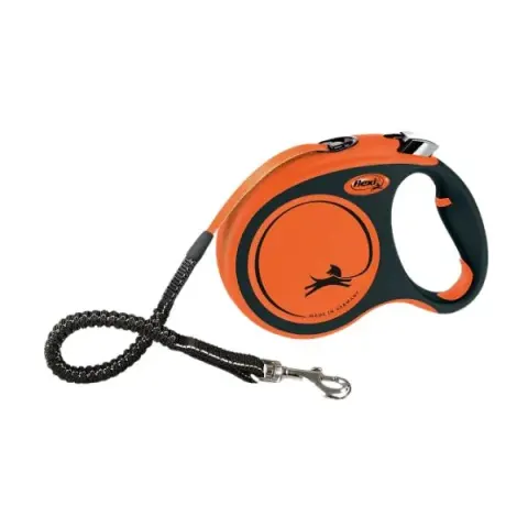 Smycz automatyczna flexi XTREME pomarańczowa 5-8 metrów