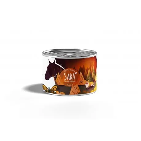 Mokra karma dla psa - konina (100%) SABA 410g