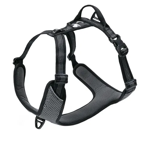 Szelki guard easy walk dla psa Truelove Lumen czarne