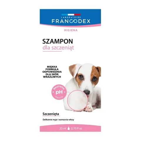 Delikatny szampon dla szczeniąt saszetka 20 ml