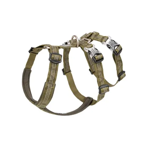 Szelki antyucieczkowe dla psa Winhyepet Escape Classic Gloss khaki