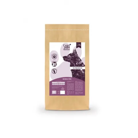 Sucha karma dla psa wołowina z ryżem dla psów dorosłych SABA 1.5 kg