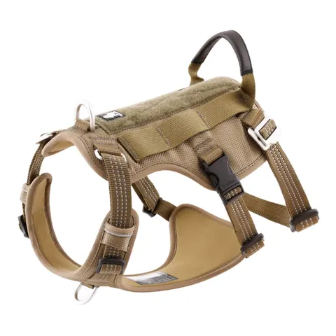 Szelki antyucieczkowe dla psa Truelove Safe Hiking khaki