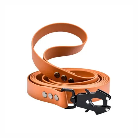 Smycz Kobra dla psa BioThane® karmel (25mm, 3m)