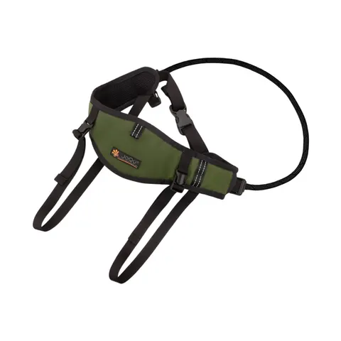 Pas do biegania z psem JoQu® Belt Plus olive green