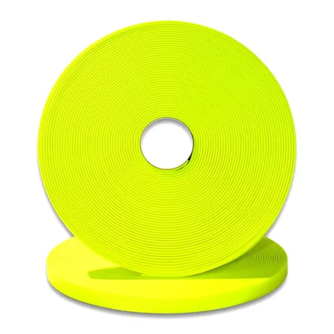 Linka treningowa dla psa BioThane® (19mm, 5m) żółty neon
