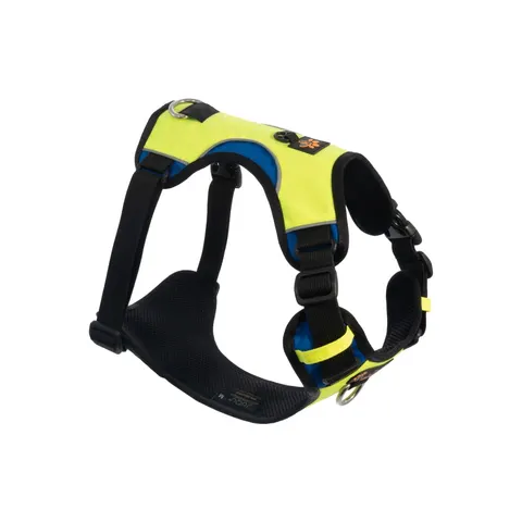 Szelki dla psa warrior JoQu® neon blue