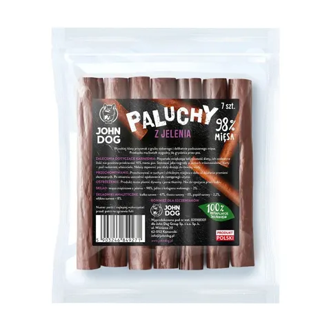 Paluchy z dzika przysmak Premium dla psa John Dog