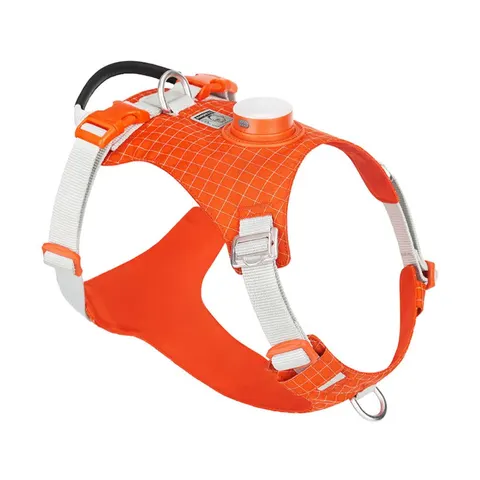 Szelki guard easy walk z lampką led Truelove Tracker pomarańczowe