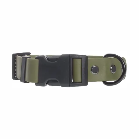 Obroża dla psa Biothane® 19mm z klamrą military olive