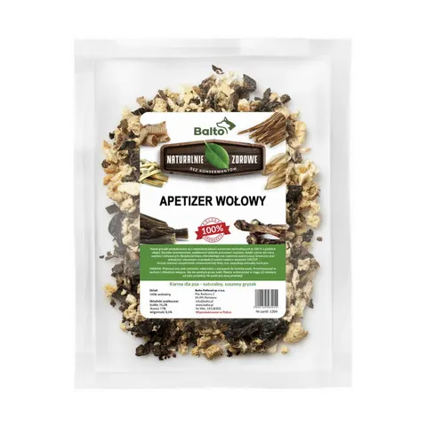 Apetizer wołowy na apetyt dla psa Balto 100g