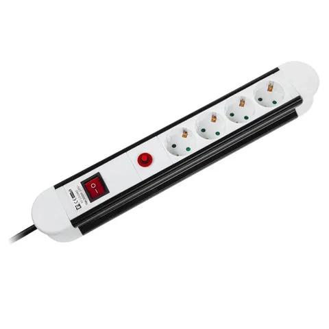 Przedłużacz z filtrem Rebel German type 4 gniazda -3m URZ3068-3B