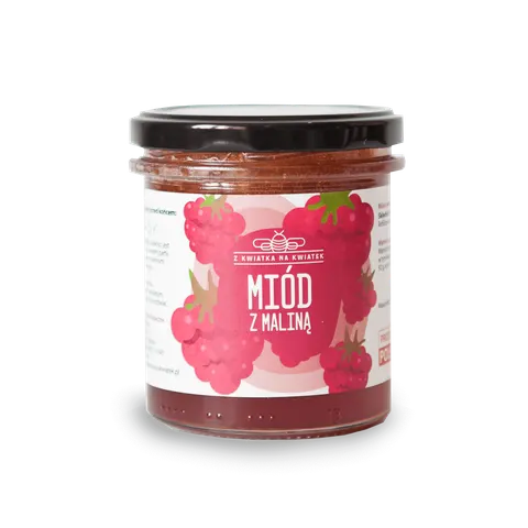 Miód z maliną 400 g
