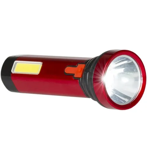 Latarka akumulatorowa aluminiowa COB+LED LB0187 LIBOX
