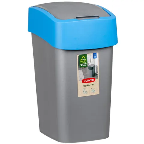 Kosz na śmieci 10L PACIFIC FLIP BIN niebieski CURVER