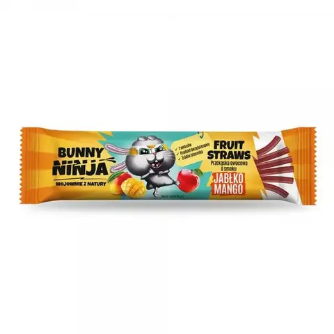 PRZEKĄSKA PAŁECZKI JABŁKO MANGO 16G BUNNY NINJA