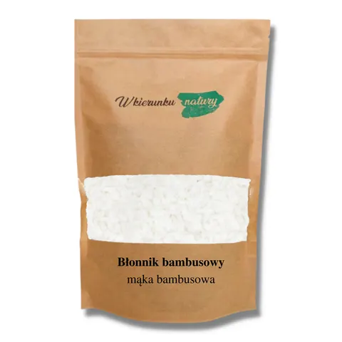 naturalna mąka z włókna bambusowego