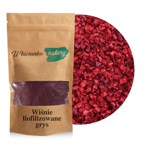 Wiśnie liofilizowane – grys, intensywny smak i naturalna forma