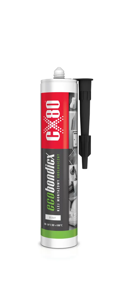 ECOBONDICX 300ML KLEJ MONTAŻOWY EKOLOGICZNY BIAŁY