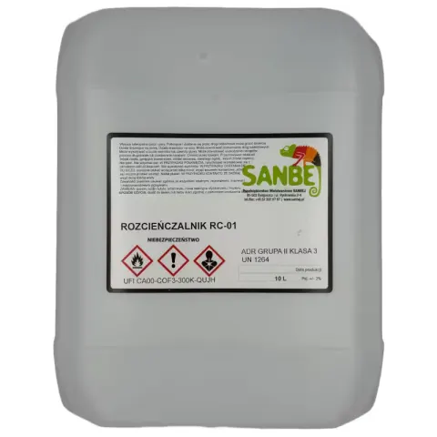 Rozcieńczalnik Nitro RC-01 Sanbej 10 litrów