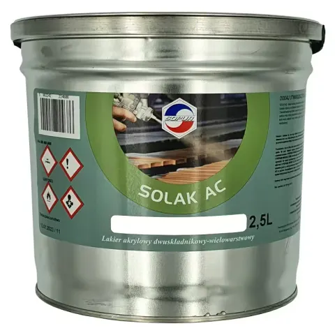 Sopur Solak AC mat lakier akrylowy do drewna 2,5L
