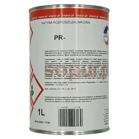 PR-1094/14 beż patyna rozpuszczalnikowa Sopur 1 litr