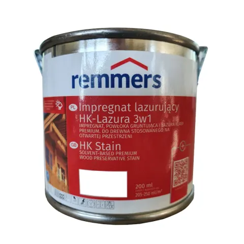 Remmers HK Lasur Antracyt impregnat 3w1 próbka 0,2L