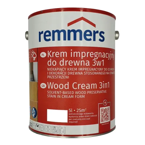 Remmers krem impregnacyjny pinia modrzew do drewna 3w1 5L