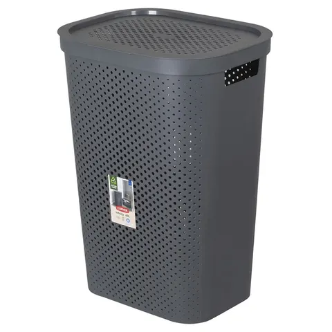 Kosz na pranie INFINITY RECYCLED 59L ciemnoszary Curver recycled 245662