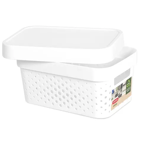 Pojemnik ażurowy z przykrywką Infinity 4,5L Curver biały 229162