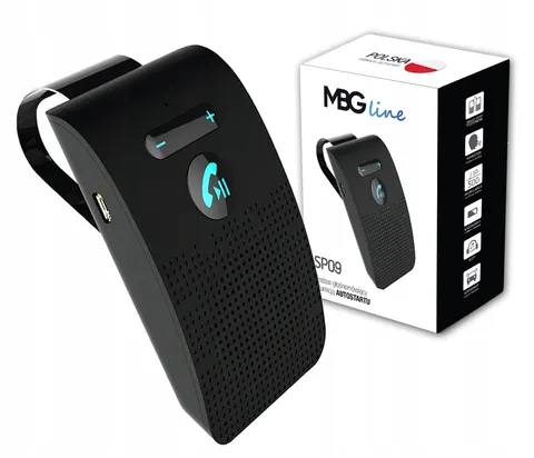 Zestaw głośnomówiący MBG Line Bluetooth 5.0 autostart PL EDR AVRCP DSP
