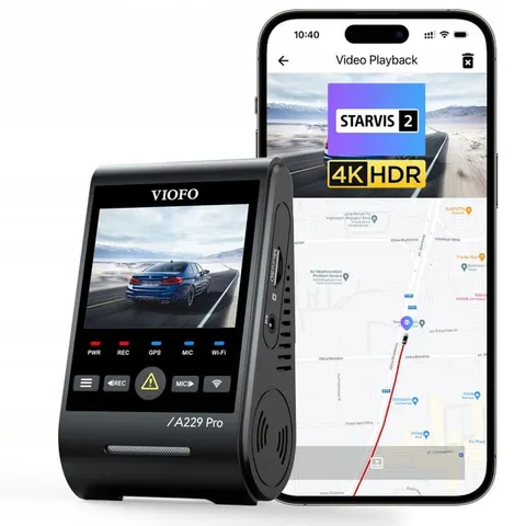 Kamera samochodowa 4K Viofo A229 Pro 1CH HDR GPS WiFi Sony Starvis 2