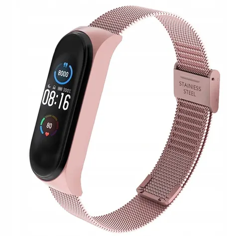 Bransoletka Xiaomi opaska pasek do Mi Band 5 Rose Gold Essager