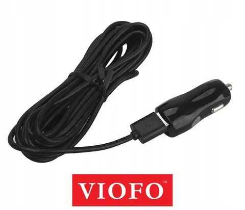 Zasilacz samochodowy ładowarka USB Viofo 12-24 V 5 V / 3,1 A 4 m