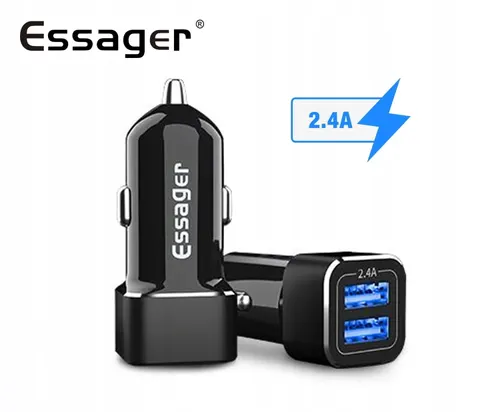Ładowarka samochodowa USB 2,4 A 2x USB