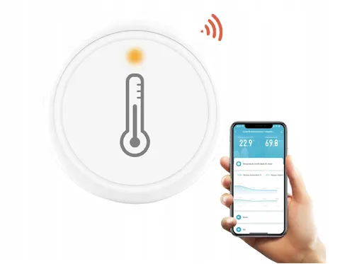Czujnik temperatury i wilgotności inteligentny higrometr ZigBee Tuya
